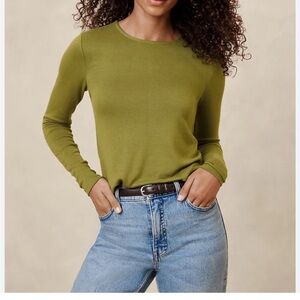 Philosophy Olive Green Women's Long Sleeve Cardigan. In EUC. Size Small